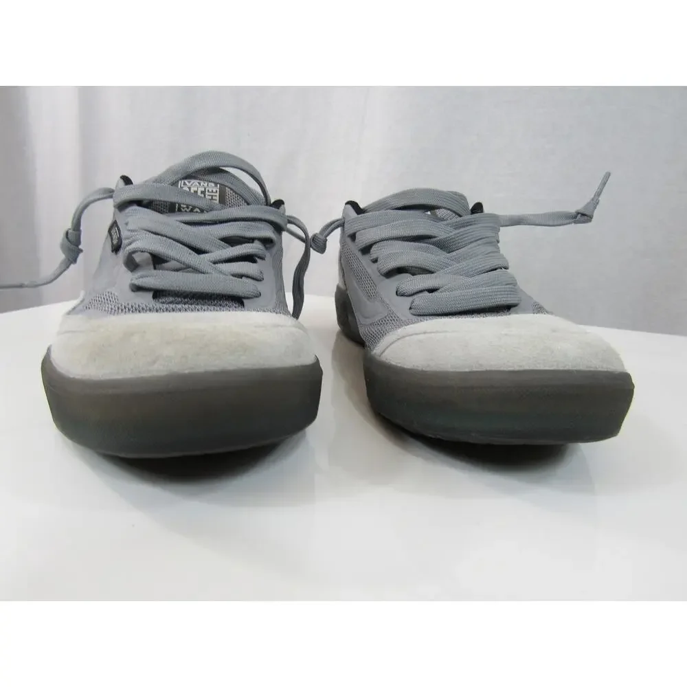 Men's Vans Ave Pro Skate Sneakers Reflective Gray Size 6.5 Suede Grey